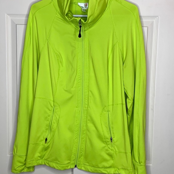 Tangerine Jackets & Blazers - Bright zip up sports jacket by Tangerine. XXL